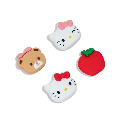 Kuitmor Cute Silicone Joystick Thumb Grip Caps,Joy Con Cover Compatible with Switch/OLED/Switch Lite,4PCS - Cat - Image 1