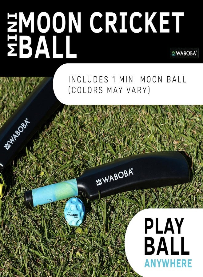 Waboba Mini Cracket Set - Mini Cracket Bat with Mini Moon Ball for Water Baseball - Image 2