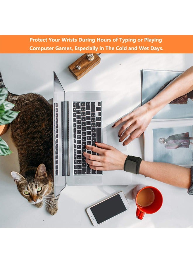 اتش واي دعامة المعصم ، 2 عبوة لفائف المعصم للنفق الرسغي للنساء والرجال. أحزمة المعصم لرفع الأثقال والتمرين وتخفيف الآلام. مرنة ومرنة للغاية وقابلة للتعديل ومريحة ومتعددة الوظائف - Image 4