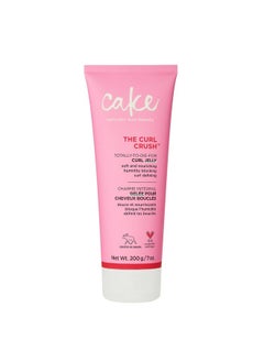 Cake Beauty Cake Beauty Curl Jelly, The Curl Crush - Moisturizes & Nourishes Curls - Lightweight for Soft Hold & Shiny Finish - Humidity Blocking For Frizz Control - For Curly Hair- 7 oz / 200g  - Image 1