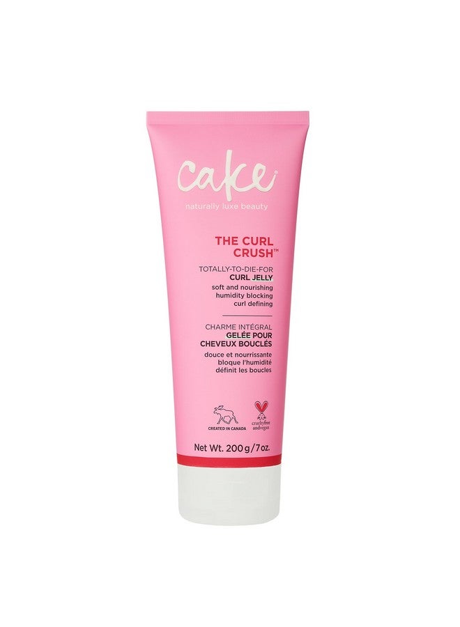 Cake Beauty Curl Jelly, The Curl Crush - Moisturizes & Nourishes Curls - Lightweight for Soft Hold & Shiny Finish - Humidity Blocking For Frizz Control - For Curly Hair- 7 oz / 200g - Image 1