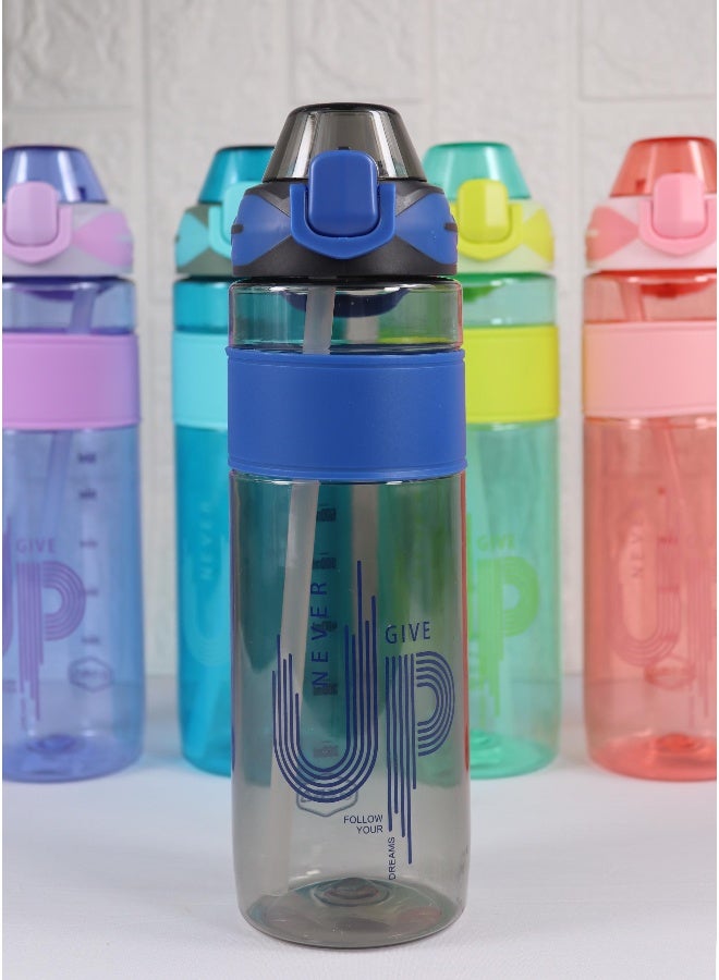 توشيونيكس زجاجة مياه شرب فاخرة سعة 900 مل - مصنوعة من مادة تريتان خالية من مادة BPA مع شفاطة بفتحة تهوية وغطاء قفل مانع للتسرب ومقبض وقبضة - مثالية للأطفال والكبار في صالة الألعاب الرياضية والمكتب والمدرسة والأنشطة الخارجية - زجاجة مياه سعة 30 أونصة - Image 2