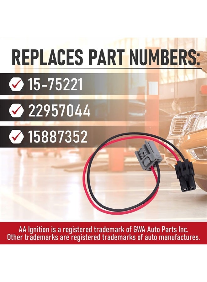 AA Ignition Blower Motor Wiring Harness - Replaces 15-75221, ‎22957044, 1588735 - Compatible Replacement for Cadillac, Chevrolet, GMC & Hummer Vehicles - 2007, 2008, 2009, 2010, 2011, 2012, 2013, 2014 - Image 3
