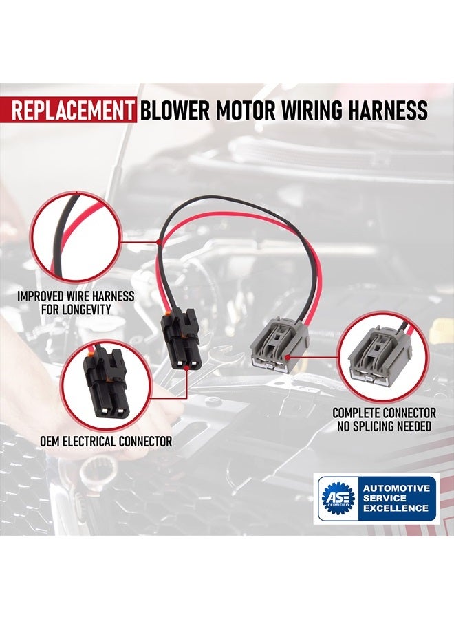 AA Ignition Blower Motor Wiring Harness - Replaces 15-75221, ‎22957044, 1588735 - Compatible Replacement for Cadillac, Chevrolet, GMC & Hummer Vehicles - 2007, 2008, 2009, 2010, 2011, 2012, 2013, 2014 - Image 4