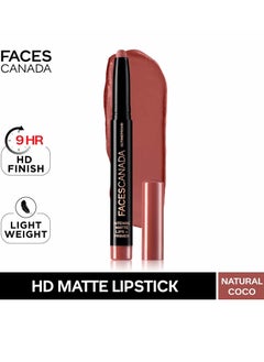Faces Canada FACES CANADA Ultime Pro HD Intense Matte Lipstick Natural Coco 1.4g  - Image 2
