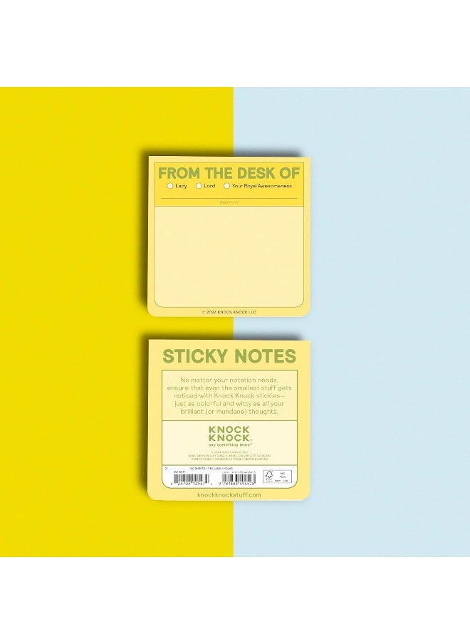 Knock Knock From the Desk Of Sticky Note  - Image 3