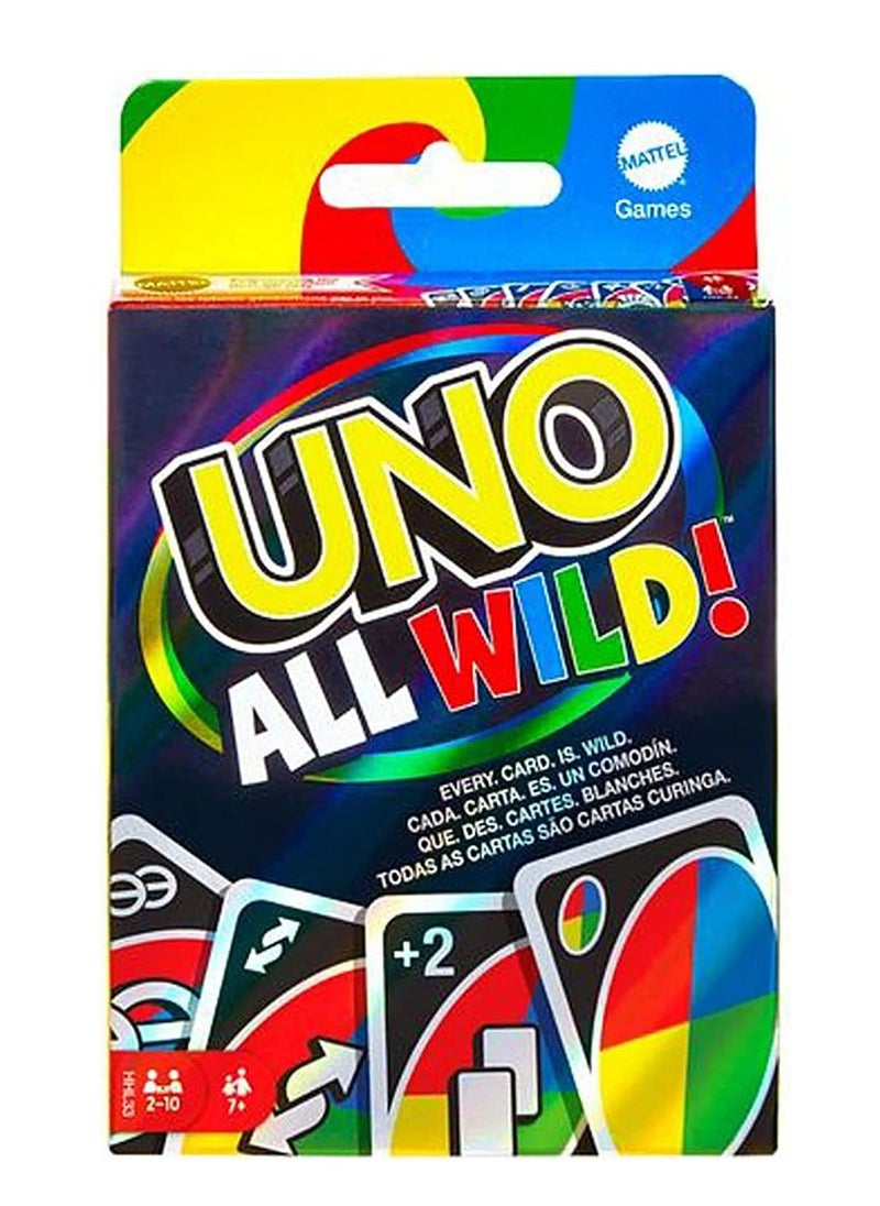 Mattel Games UNO All Wild Card Game  - Image 1