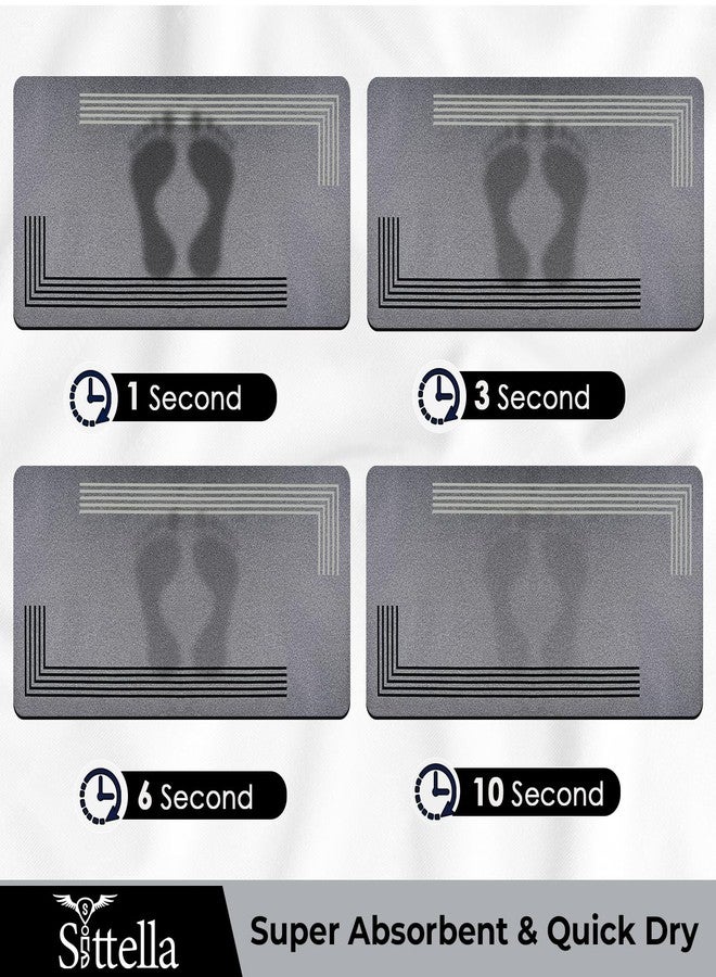 SITTELLA 2 Pcs (45x80 l 45x120 cm) Mat Kitchen Floor Mats – Super Absorbent, Anti-Skid, Fast Drying & Washable Mats for Kitchen Sink, Counter & Platform Area - Image 5
