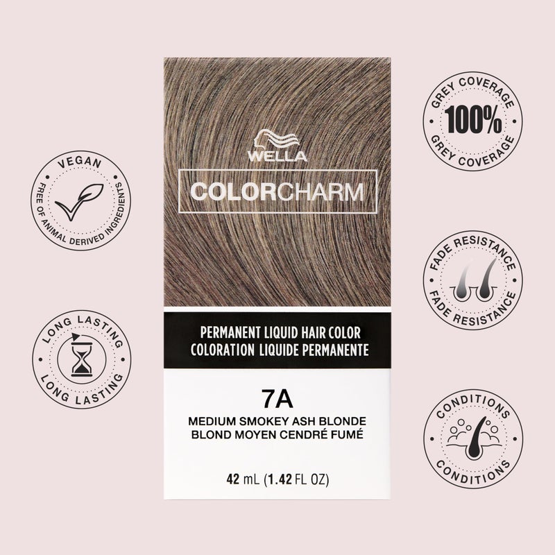COLORCHARM Permanent Liquid Hair Color for Gray Coverage| 12AA Nordic Blonde| 1.4 Fl Oz - Image 3