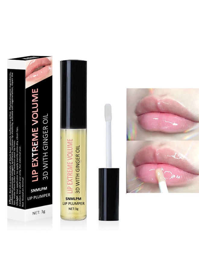 SNMLPM - Lip Plumper Moisturizing Lips Plumper Instant Volume Vitamin E Lip Plumping Serum Plump It Volumizing Lip Plumper, Natural Lip Plumper and Lip Care Serum Moisturizing Lasting Reduce Fine Lines - Image 1