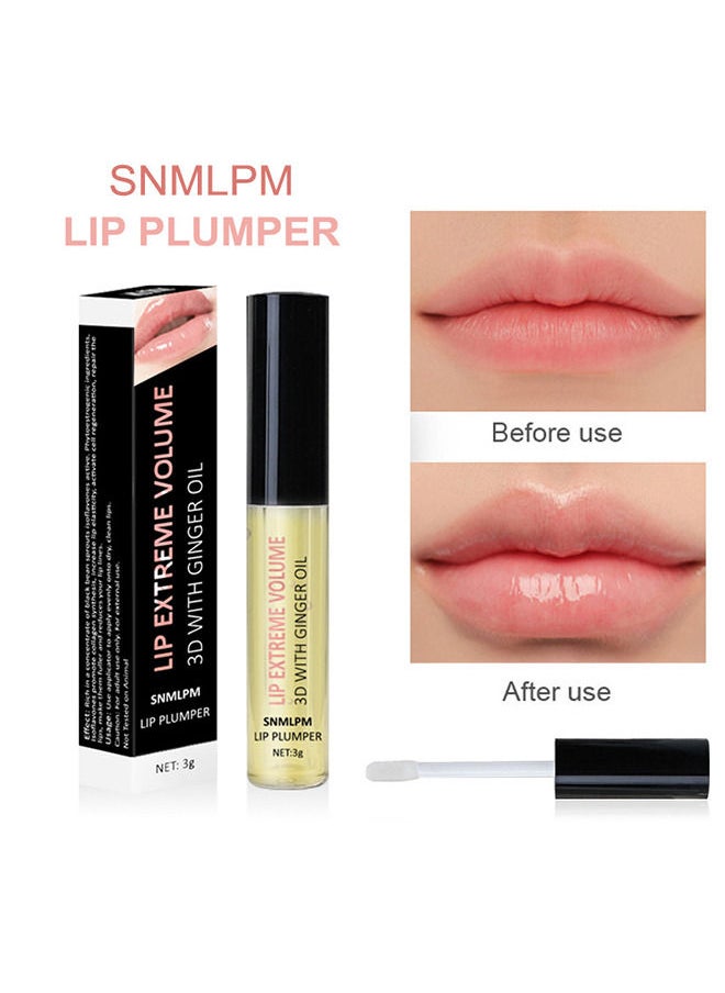 SNMLPM - Lip Plumper Moisturizing Lips Plumper Instant Volume Vitamin E Lip Plumping Serum Plump It Volumizing Lip Plumper, Natural Lip Plumper and Lip Care Serum Moisturizing Lasting Reduce Fine Lines - Image 1