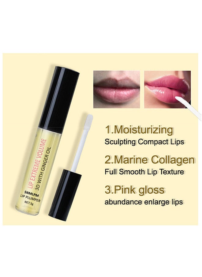 SNMLPM - Lip Plumper Moisturizing Lips Plumper Instant Volume Vitamin E Lip Plumping Serum Plump It Volumizing Lip Plumper, Natural Lip Plumper and Lip Care Serum Moisturizing Lasting Reduce Fine Lines - Image 1