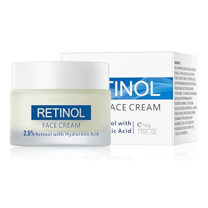 GUOYAOLIFU Moisturing Face Cream Skincare for Women,Day Night Retinol Hyaluronic Acid Facial Cream for Face,Hydration Face Cream for All Skin Types (1.7 Oz) - Image 1