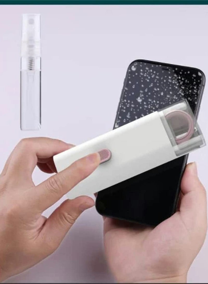 SOLARAE Cleaning Brush Set For Keyboard and Earphone, 7 in 1 Multifunctional Bluetooth Headset Dust Kit With Keycap Puller, Pen (Pink) - Image 5