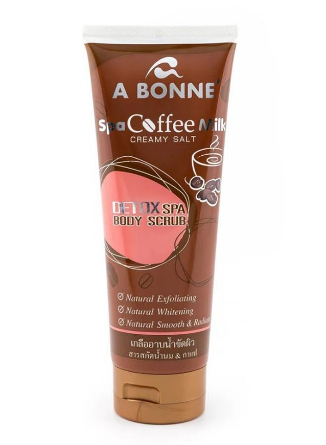 إيه بون مقشر الجسم بالحليب والقهوة سبا والملح الكريمي 350 مل