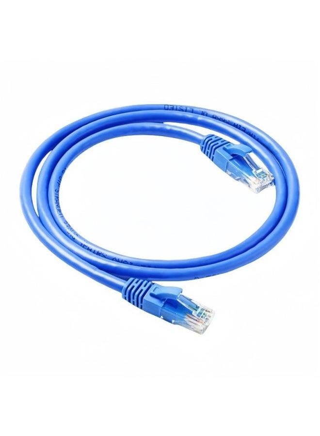 Super Six-class Network Cable Cat6e Unshielded Jumper Household Gigabit Finished RJ45 Computer Routing Broadband Line-Color:Sky Blue-Line Length:0.5m - Image 5