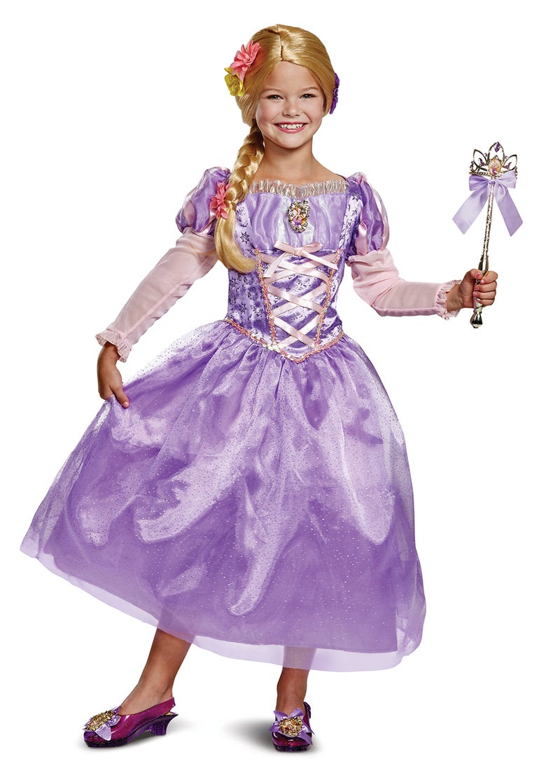 Disguise Disney Princess Rapunzel Tangled Deluxe Girls Costume Purple Size3T4T - Image 3
