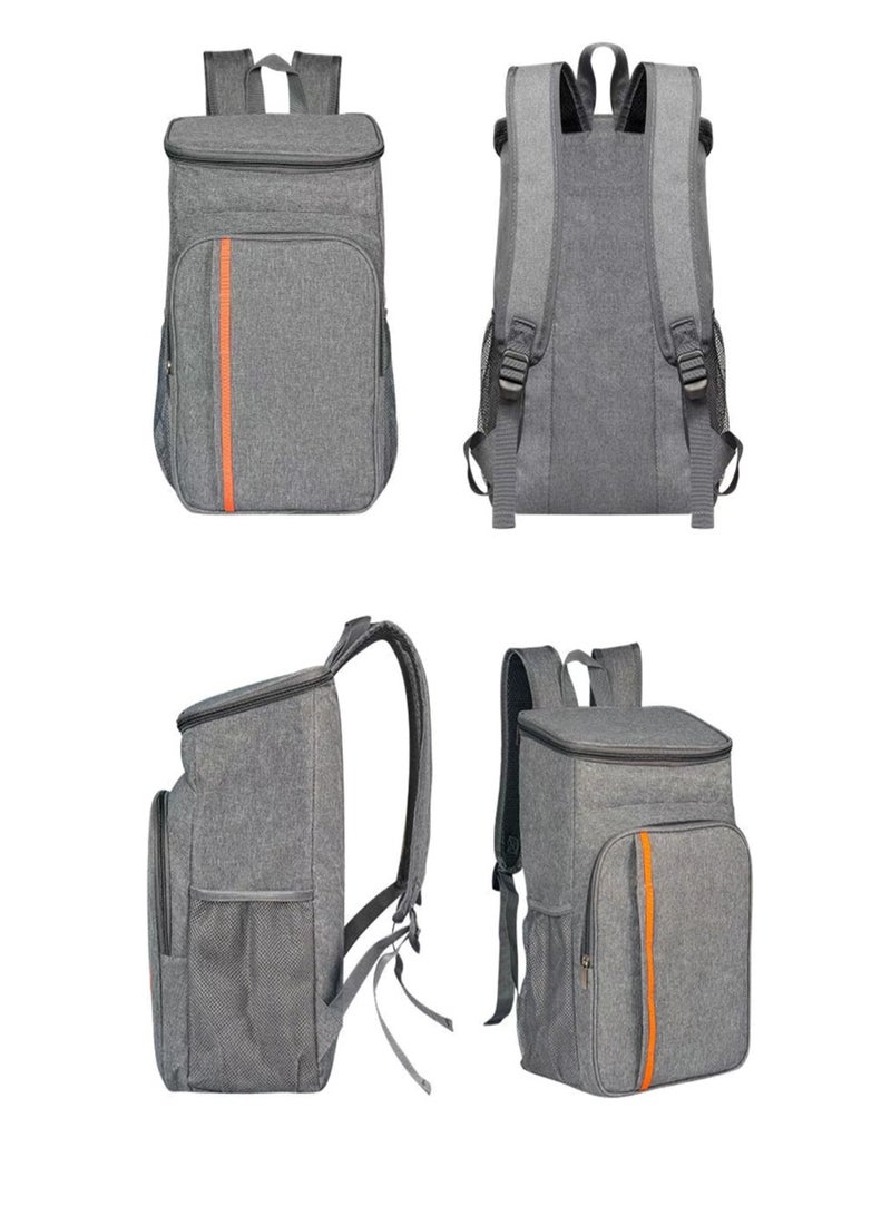 Outdoor Cooling Backpack | Oxford Cloth+EVA Leak proof Inner Layer, Outdoor Camping and Picnic Insulation Backpack - Image 3