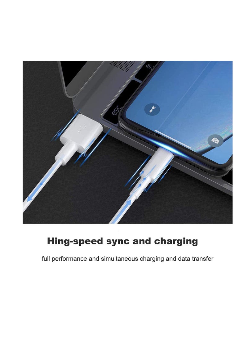 إن تك NTECH - كابل شاحن iPhone ، 5 عبوات (6 قدم) كابل Lightning معتمد من MFi سريع الشحن ومزامنة سلك شاحن iPhone متوافق مع iPhone 12/11 / XS / XR / X / 8/7/6/6 Plus / 5 / 5S ، iPad برو / إير / ميني وأكثر - Image 5