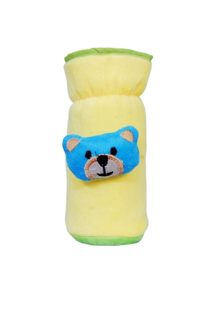 Alya The Cheeky Kidzz Pack of 3 New Born Baby Nursing Feeding Bottle Cover with Soft Stretchable Velvet Attractive Cartoon Design I Baby Milk Feeder Bottle Cover 150 ML-200 ML (0-2 Years) (Design 3) - Image 3