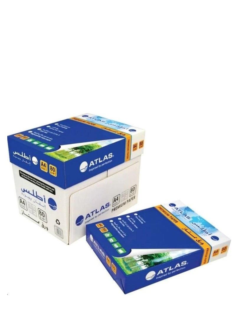 ATLAS Premium A4 Copy Paper 5x500 Sheets 80 gsm  - Image 2