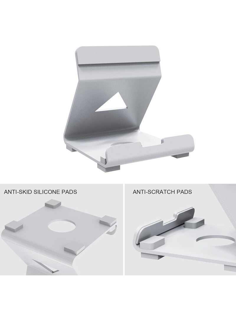 Metal Stand designed for PlayStation Portal,Super Sturdy Gaming Accessories Holder Stand Compatible with Switch,PS Handheld Console and Mobile Phones (White) - Image 3