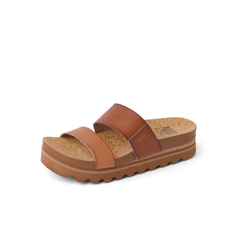 REEF Cushion Vista Hi Womens Platform Fashion Sandal, Arch Support, Ultra Soft Cushion Footbed, Espresso Duo, 8 - Image 1