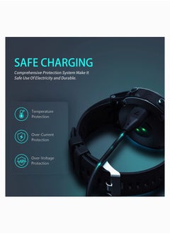 Y&D Charging Cable for Garmin Watch, 3FT USB Charger Fenix 5 5X Plus 5S 6X 6 6S, Forerunner 935, Quatix 5, Sapphire, Vivoactive 3 Watch etc  - Image 4