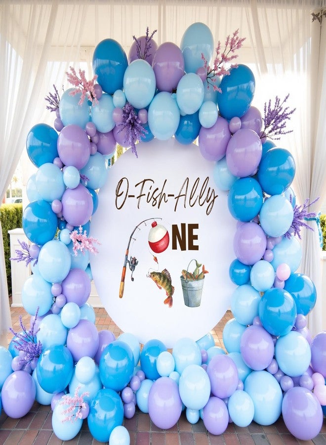 Dvehdbay Ofishally One Birthday Decorations - Ofishally One Decal Sign for Balloons Arch Backdrop, Fishing First Birthday Decorations for Boy, 1 Year Old Wall Decor, 1st Party Supplies Banner for Boy Girl - Image 3