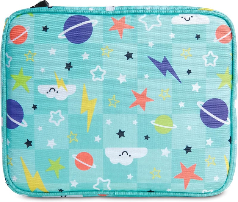 Pac-Kit ® Freezable Classic Lunch Box, Happy Clouds, Built with EcoFreeze® Technology, Fully Freezable, Collapsible, Reusable, With Zip Front Pocket and Buckle Handle, Designed for Fresh Lunch On the Go - Image 4