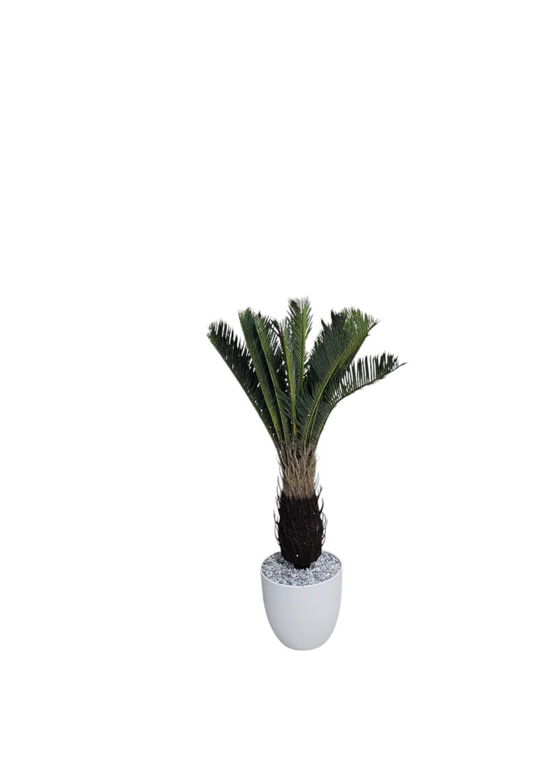 AL KHALDIYA Vegetable tree with a white pot in an attractive design, make your home more elegant, 80 cm  - Image 2