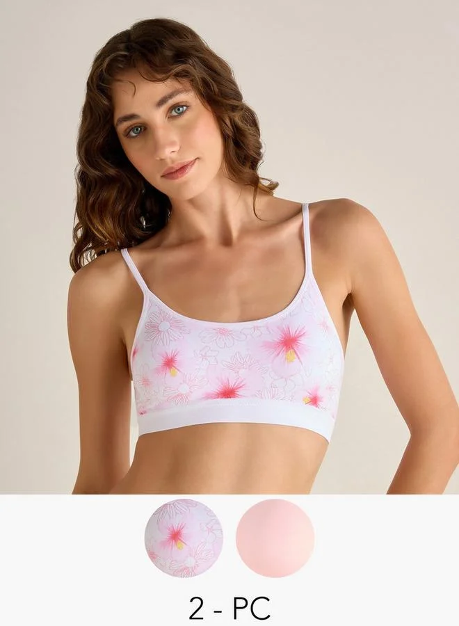 سبلاش فيڤ Bralette Medium Coverage Seamless    Pack of 2