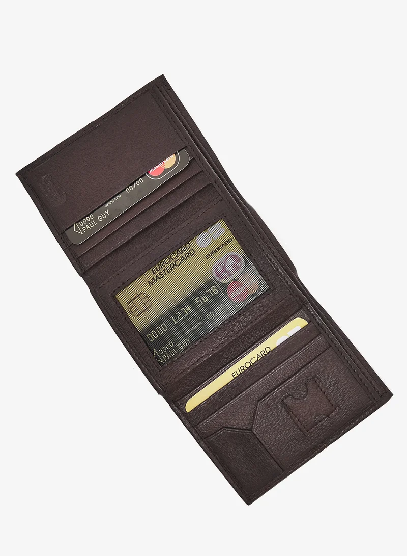 Robert Wood Tri-Fold wallet with card Holder