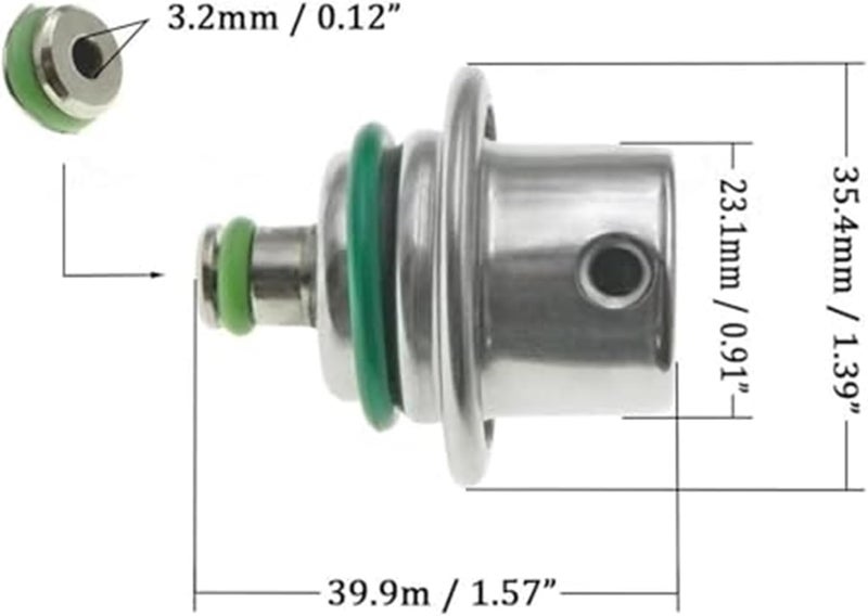 QASULER Fuel Injection Pressure Regulator for DAEWOO and Chevrolet Matiz - Image 2
