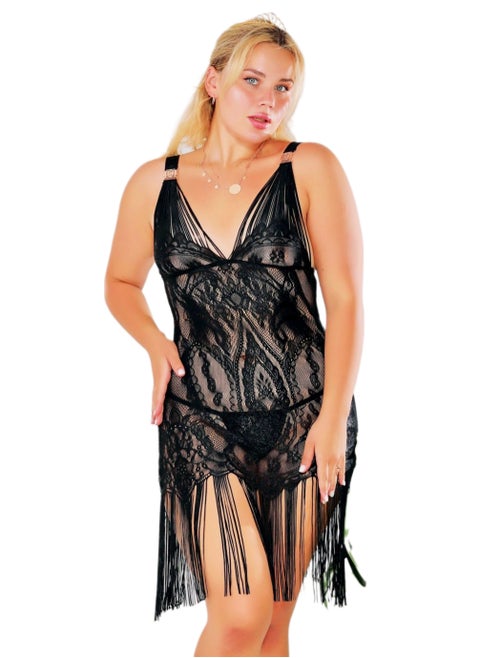 Lingerie Babydoll Playsuit 920 Black