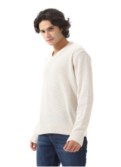 Andora V-Neck New Knitted Long Sleeves Pullover  - Image 2