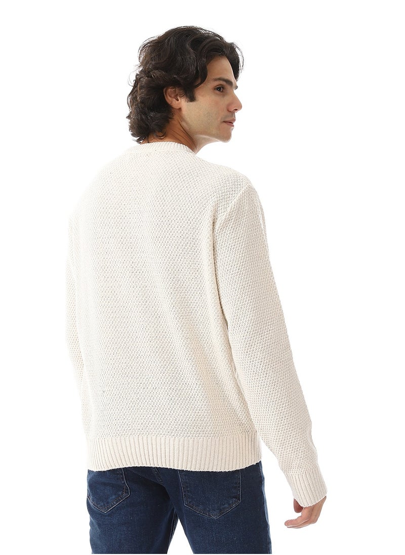 Andora V-Neck New Knitted Long Sleeves Pullover  - Image 3