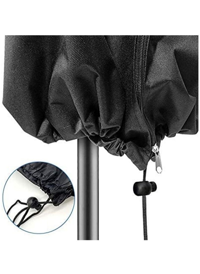 Y&D Protective Parasol Cover with Rod, Cantilever 2 to 4 m Large Umbrella Weatherproof UV-Anti Windproof and Snow Safe Outdoor for  - Image 4