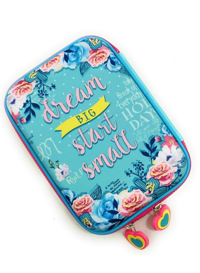 PARTEET Multipurpose Stylish Large Capacity Hardtop Eva Pencil Case Organizer, Pen Holder Pouch (Sky Blue) - Image 4