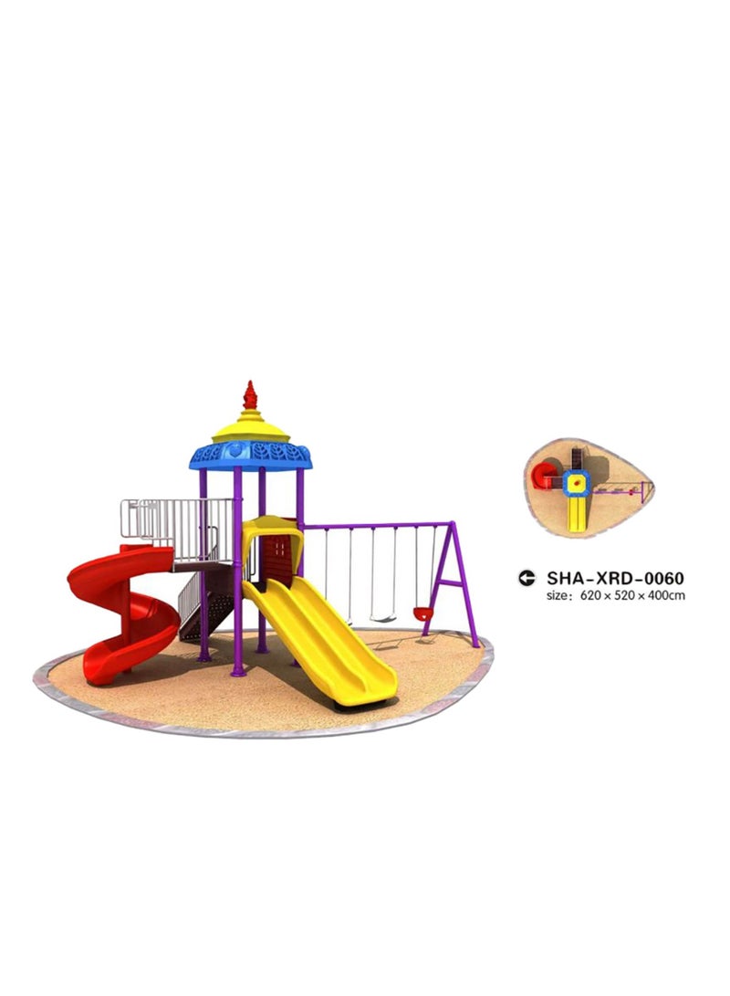ميتس Myts - Mega Play centre Adventure Kids Swings And Wavy Slide - Image 3