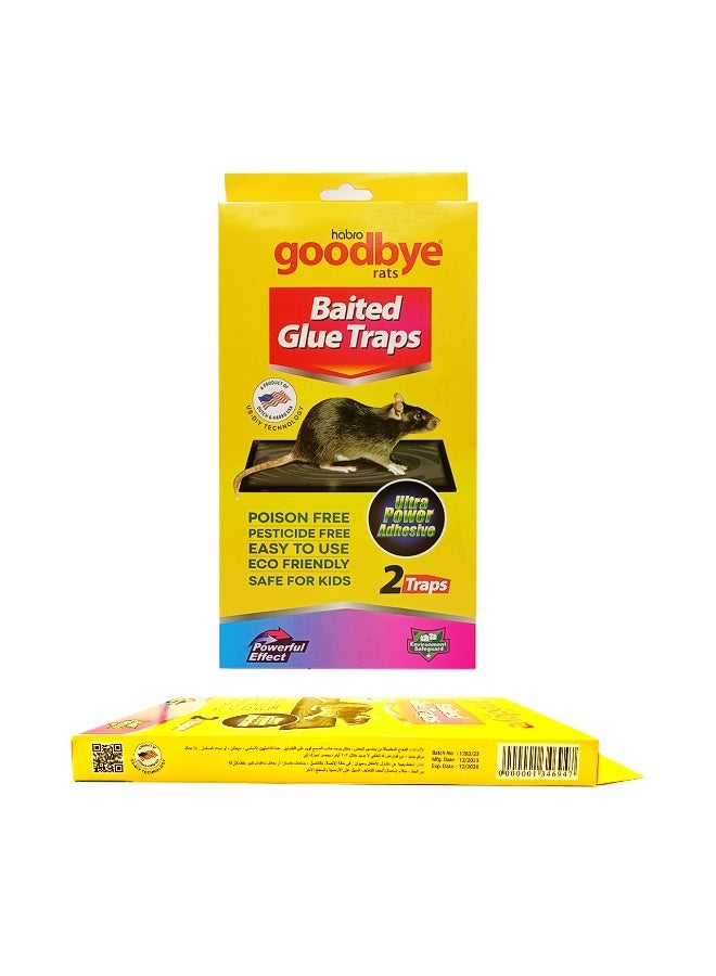 Dutch & Habro 2PCS Goodbye Rat Glue Baited Trap - Image 1