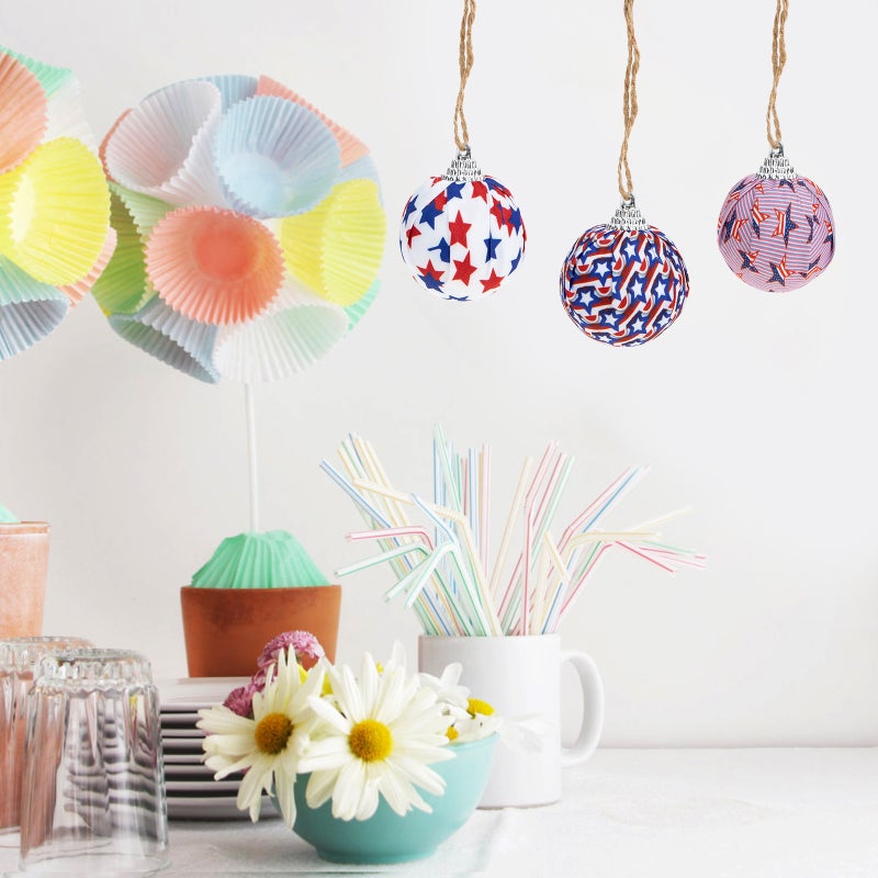 12Pcs Independence Day Ornaments Patriotic Hanging Ornaments - Image 3