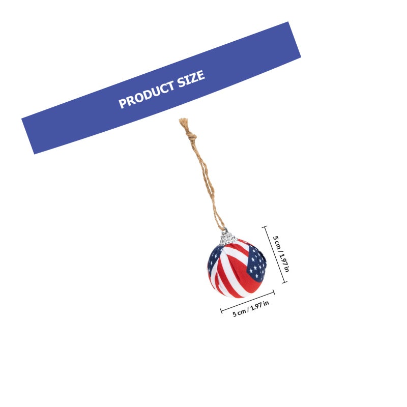 12Pcs Independence Day Ornaments Patriotic Hanging Ornaments - Image 2