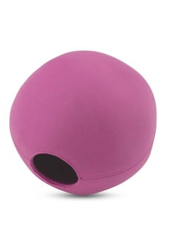 Beco Pets Beco Eco Friendly Natural Rubber Ball Hollow Dog Chew Treat Dispensing Toy Pink XL  - Image 1