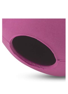 Beco Pets Beco Eco Friendly Natural Rubber Ball Hollow Dog Chew Treat Dispensing Toy Pink XL  - Image 2