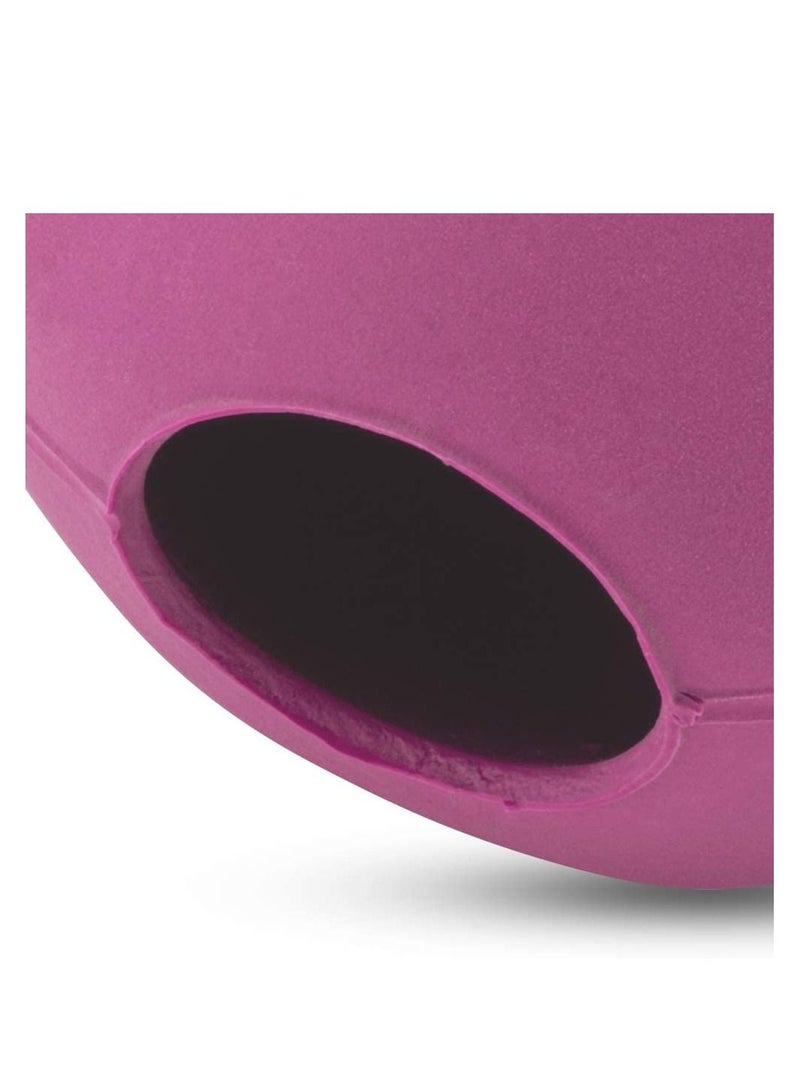 Beco Pets Beco Eco Friendly Natural Rubber Ball Hollow Dog Chew Treat Dispensing Toy Pink XL - Image 2