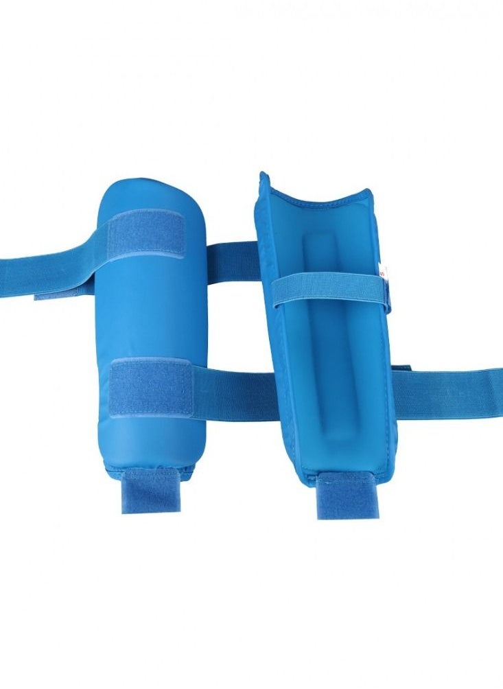 Generic Karate shin Guard Blue Color All Sizes Detachable Foot Guards  - Image 5