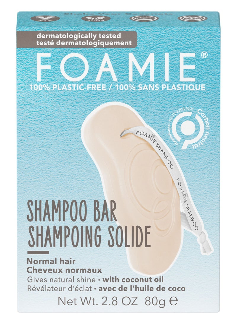 FOAMIE Coconut Shampoo Bar for Normal Hair Pack of 3 - Image 2
