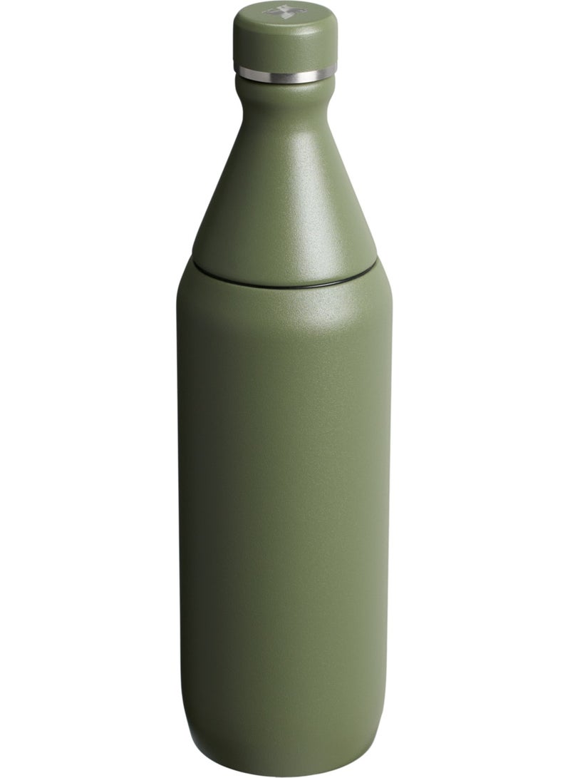 ستانلي زجاجة سليم طوال اليوم 20 أونصة | قم بلف الغطاء بختم مانع للتسرب | تصميم نحيف للسفر وصالة الألعاب الرياضية | ستانلس ستيل معزول | خالية من مادة BPA - Image 2