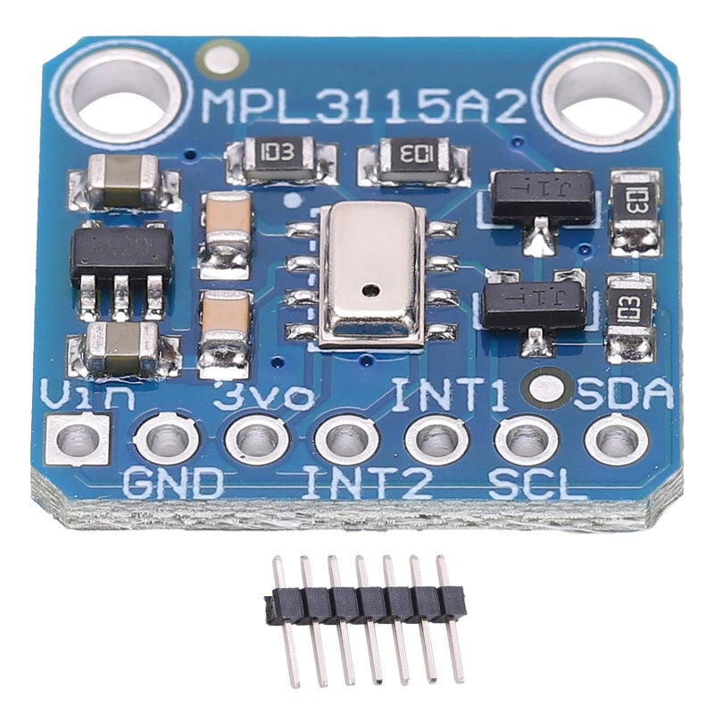 Digital Pressure Sensor Module: V2.0 Version With Power & IO Level Conversion - 20 Data Outputs Per Pascal/Meter, 12 Per °C for Arduino MCU & 5V Chips - Image 1